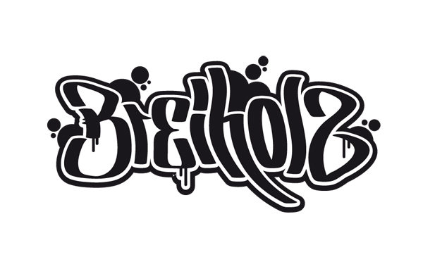 breiholz graffiti - logotypedesign // Zoom #1