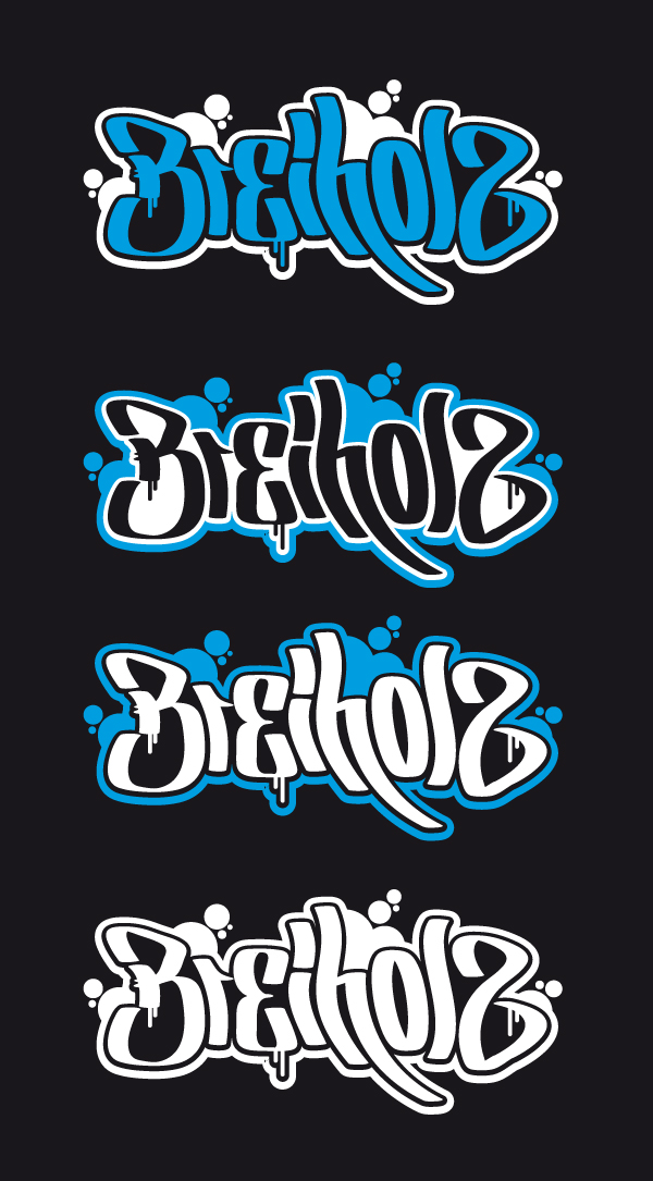 breiholz graffiti - logotypedesign // Zoom #2