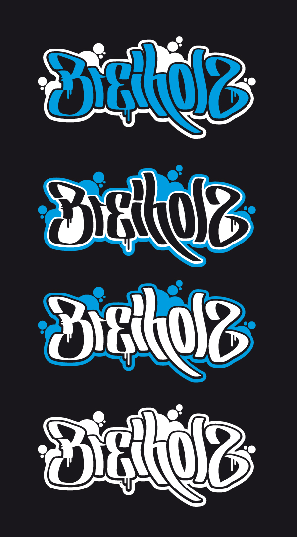 breiholz graffiti - logotype design // Zoom #2
